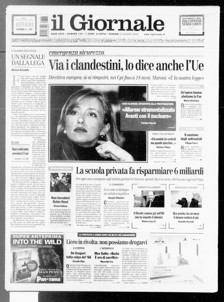 Il giornale : quotidiano del mattino